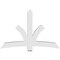 Ekena Millwork Davenport Architectural Grade PVC Gable Bracket, 72"W x 48"H x 6"D x 6"F, 16/12 Pitch GBP072X48X0606DAV00 - alternate 4